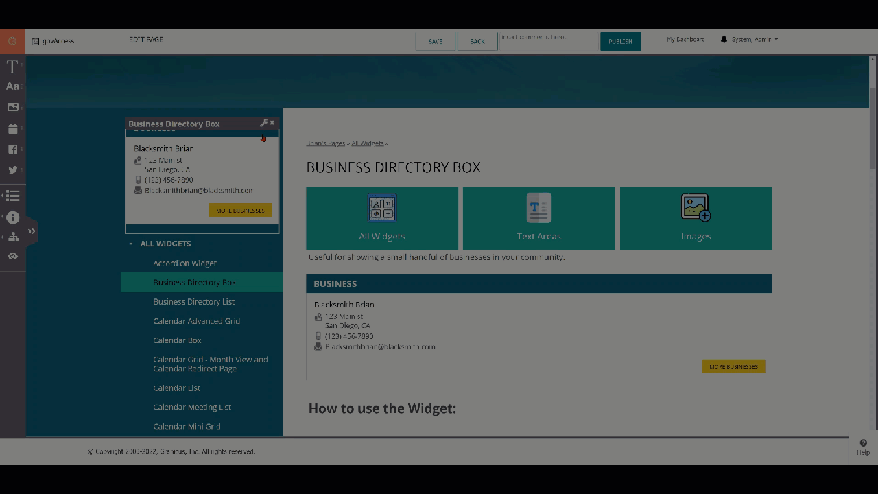 Business Dir Box GIF